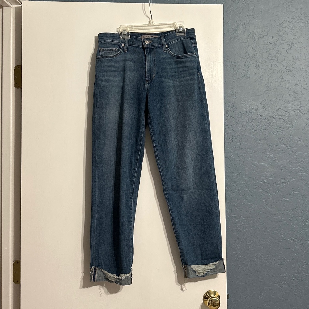 Joe's Jeans Niki Boyfriend Jeans In Paramount Distressed Cuffs 27